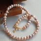 Necklace Gaia Grey Freshwater Baroque Pearl