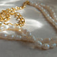 Κολιέ Aethra Cultured Freshwater Pearl and Silver Chain