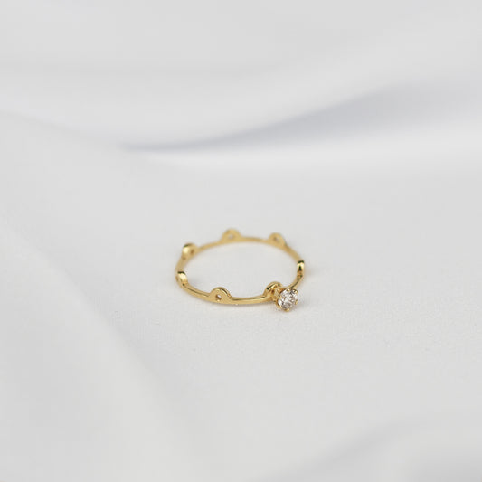 Gold 18k Ring Korinna "Artemisia Collection"