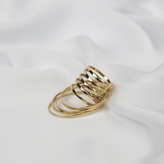 Gold 18k Ring Full Moon "Full Moon Collection"