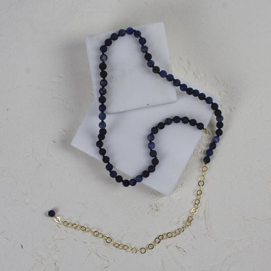 Necklace Chain Matte Blue "Unity Collection"