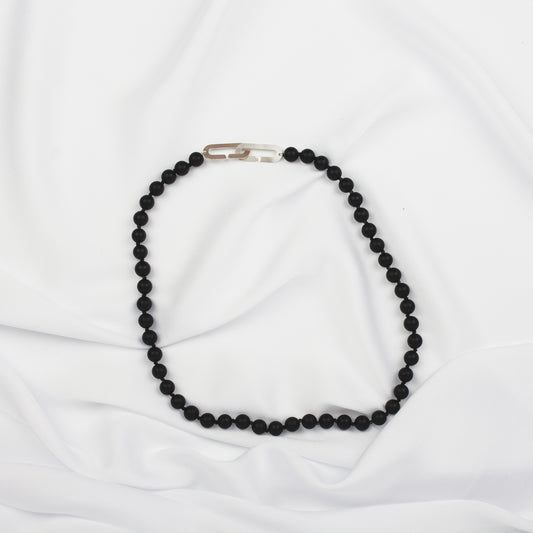 Necklace Matte Onyx Bead "Unity Collection"